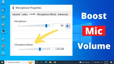 How to Increase Mic Volume on Windows 10