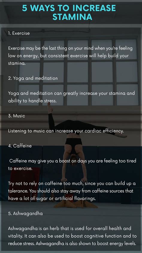 How to Increase Stamina In Just 1 Week