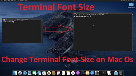 How to Increase Terminal Font Size on Mac YouTube