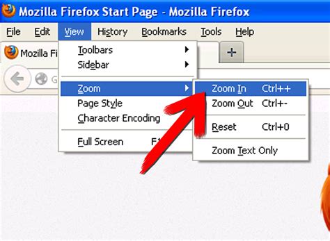 How to Increase Text Size when Using Mozilla Firefox 5 Steps