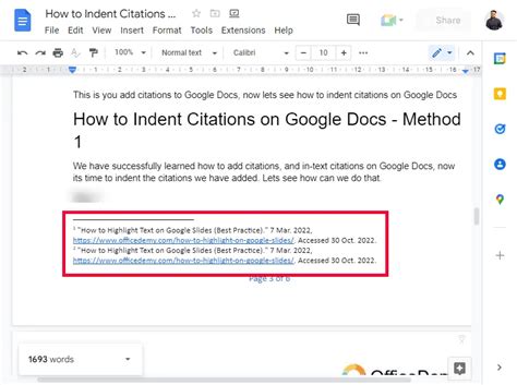 How to Indent Citations on Google Docs ( Easy Guide )