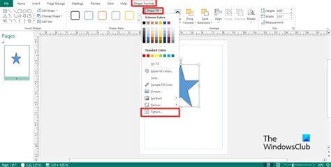 How to Insert Gradient Fill Color and Pattern Fill Effect into Shape in