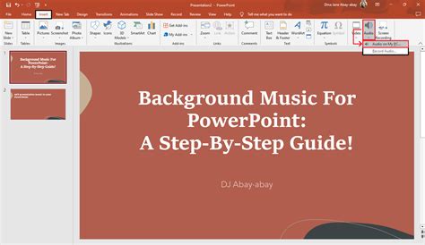 How to Insert Music in PowerPoint