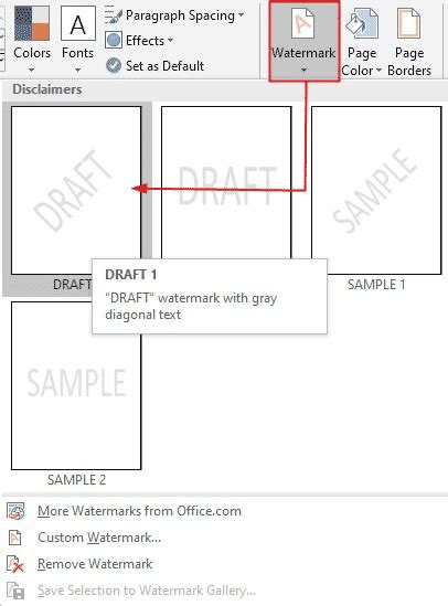 How to Insert a DRAFT Watermark in Word and Remove It (Add Text or