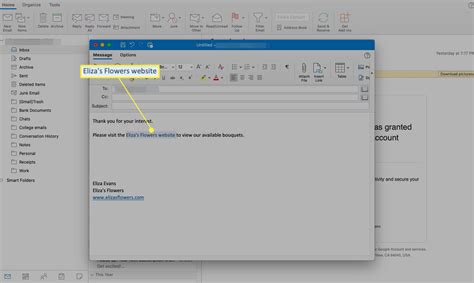 How to Insert a Link Into an Email With Outlook
