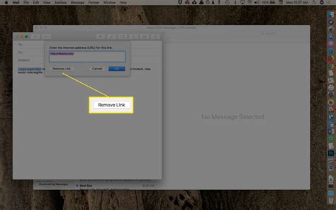 How to Insert a Link in an Email With Mac OS X Mail