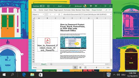How to Insert a PDF into a Excel Spreadsheet WinBuzzer
