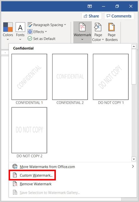 How to Insert and Modify Text Watermarks in Microsoft Word in 2021