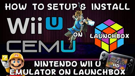 How to Install CEMU + CEMUhook Wii U Emulator YouTube
