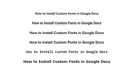 How to Install Custom Fonts in Google Docs Techozu