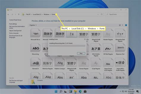 How to Install Fonts in Windows 11