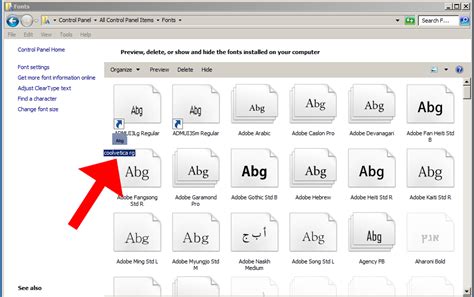 How to Install Fonts in Windows 7