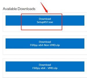 How to Install Intel Rapid Storage Technology Driver on Windows 10