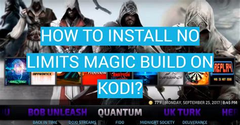 How to Install No Limits Build on Kodi
