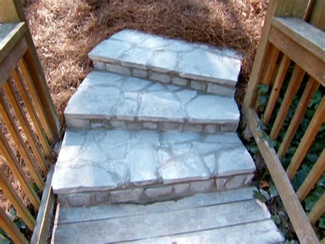 How to Install Stone Steps howtos DIY