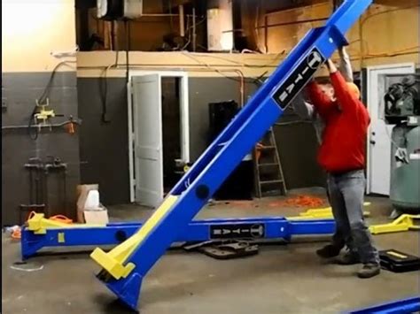 How to Install a 9000 LB 2 Post Lift - YouTube