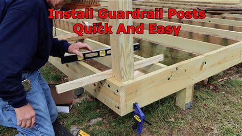 How to Install a Deck Post