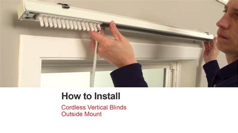 How to Install a Vertical Blind Headrail - Inside Mount - YouTube