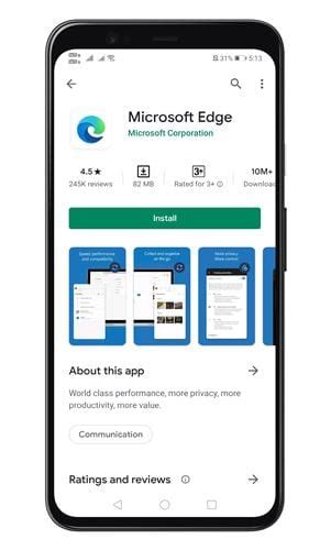 How to Install and Use Microsoft Edge for Android