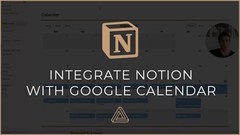 How to Integrate Google Calendar with Notion YouTube