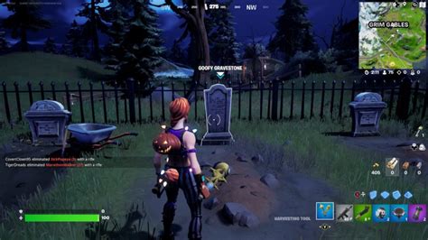 How to Interact With the Goofy Gravestone in Fortnite