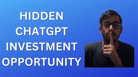 How to Invest in Chat GPT PreIPO Open AI Stock YouTube