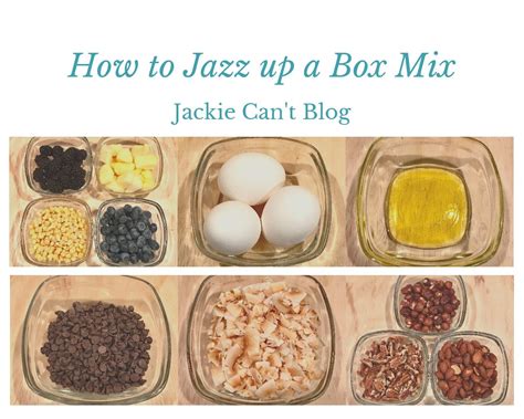 How to Jazz up a Plain Jane Box Mix