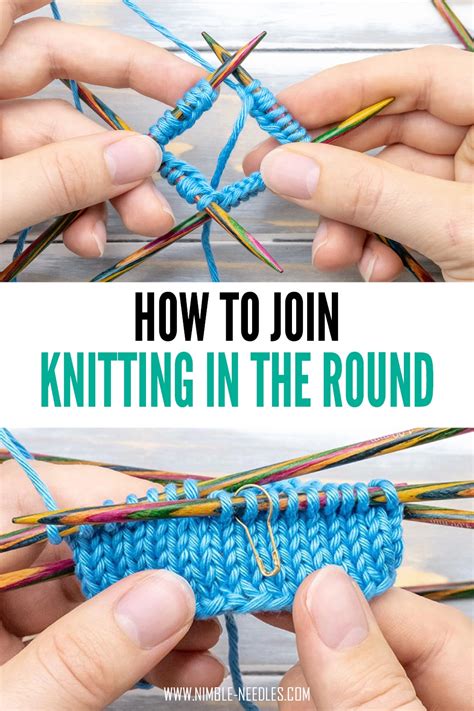 How to Join Knitting in the Round Circular knitting needles patterns