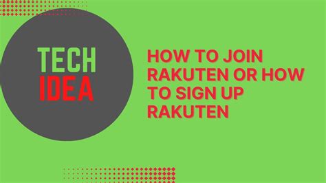 How to Join Rakuten Rakuten