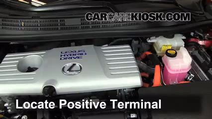 How to Jumpstart a 2011 Lexus CT200h 1.8L 4 Cyl. - CarCareKiosk