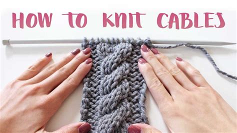 How to Knit: Cabling Without a Cable Needle - New Stitch A Day