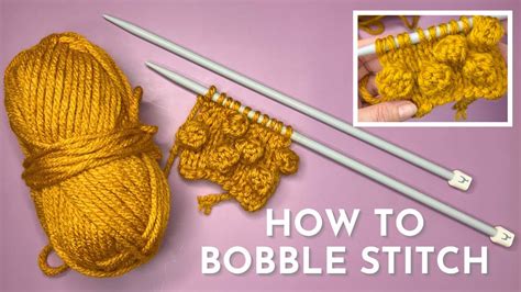 How to Knit Bobbles YouTube