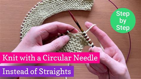 How to Knit Flat With Circular Needles