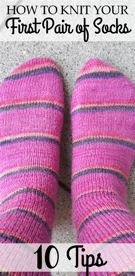 How to Knit Your First Pair of Socks 10 Tips Blogpost for Beginners