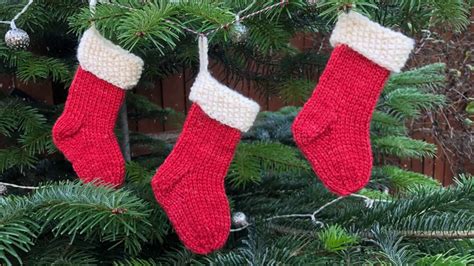 How to Knit a Mini Christmas Stocking FULL TUTORIAL! YouTube