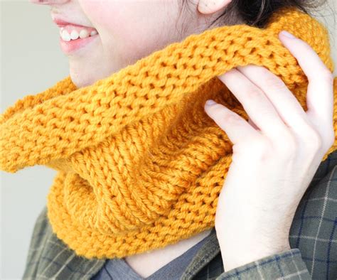 How to Knit an Infinity Scarf in 3 Steps 3 Steps Instructables