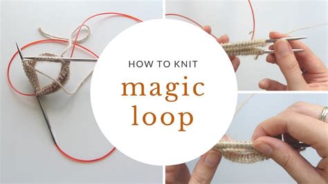 How to Knit in the Round Using Magic Loop YouTube