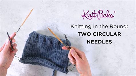 How to Knit in the Round on Two Circular Needles