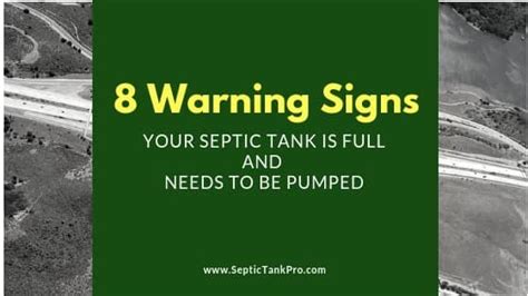 How to Know If Your Septic Tank is Full? 8 Warning Signs