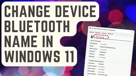 How to Label Bluetooth Device Type, And Change Bluetooth Device Name on