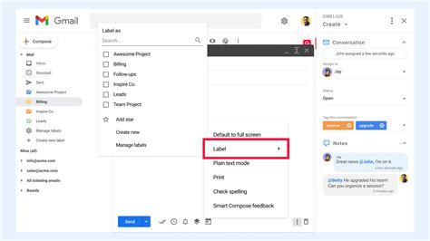 How to Label Outgoing Emails While Composing Them in Gmail