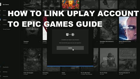 How to Link Uplay Account to Epic Games Tutorial video YouTube