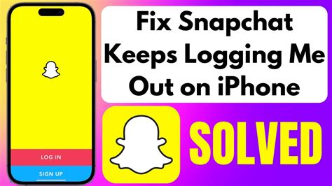 How to Log Out from Snapchat on iPhone? - YouTube