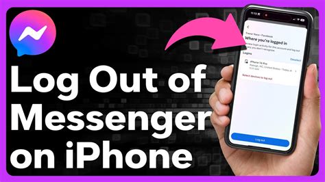 How to Log Out of Facebook Messenger on an iPhone - Insider