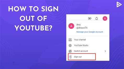 How to Log Out of YouTube
