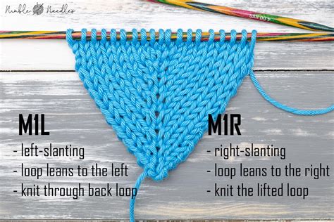 How to M1L and M1R Knitting increases without the confusion
