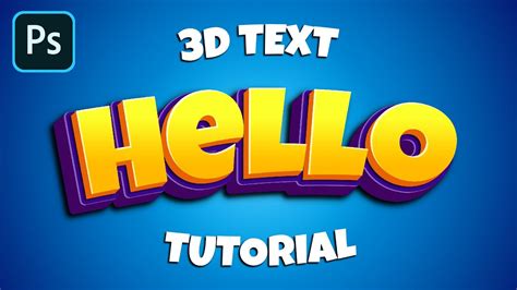 How to Make 3D Text CC Tutorial YouTube
