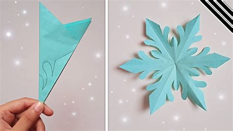 How to Make 6Pointed Paper Snowflakes