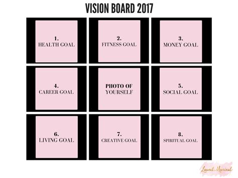 How to Make A Vision Board + Free Printable Laurel Musical