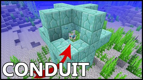 How to Make Activate Conduit in Minecraft 